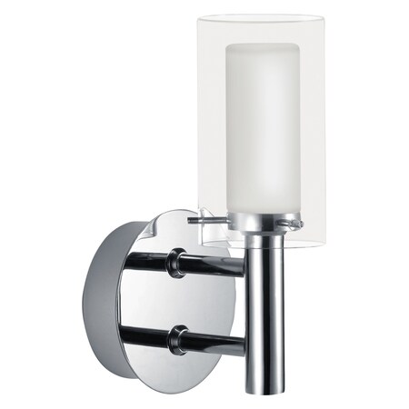Eglo Chrome Palermo Single-Bulb Wall Sconce 88193A